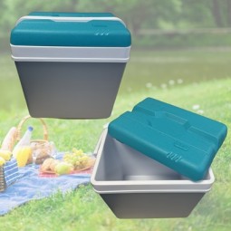 Kühlbox 24 Liter grau/türkis