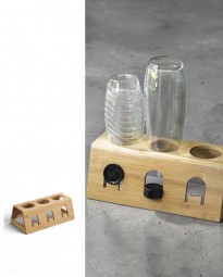 R Flaschenhalter aus Bambus KESPER®