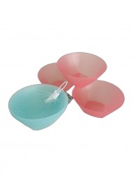 R Partygeschirr Schälchen 3er Pack ca. 550 ml, 2 Farben