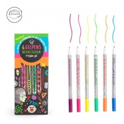 R Trendhaus® Gelpens Neon Colour 6er-Set