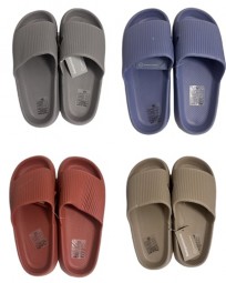R Badepantolette mit Platue ver. Farben