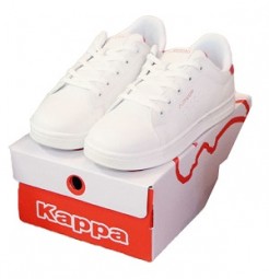 Sneaker Kappa für Kinder, weiß/pink