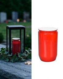 Grabkerze Öl Nr. 3 rot