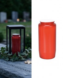 Grabkerze Öl Nr. 6 rot