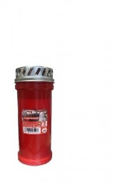 Grabkerze 7-Tage-Brenner rot, Made in Germany