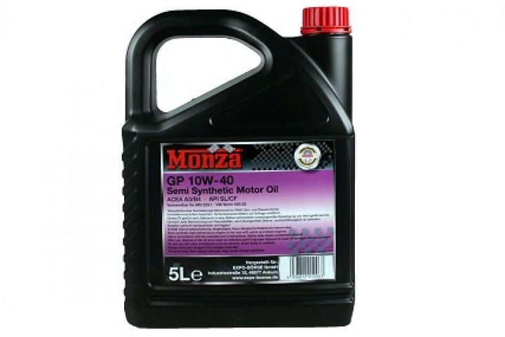 MONZA Motorenöl GP 10W40, 5 Liter im Display, Auto- und Zubehör