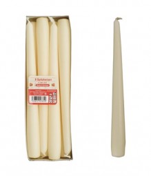 Kerze - Spitzkerzen 8er Pack champagner