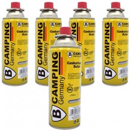 Gaskartusche Butan 227g für Gaskocher und Gasbrenner, Gelb