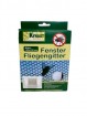 Fliegengitter für Fenster 130 x 150 cm, weiß