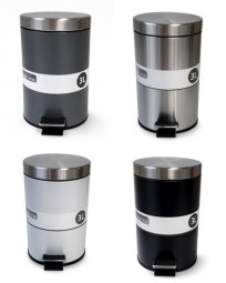 Tretmülleimer 3 Ltr. in 4 Farben