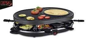 Raclette für 8 Per. 1200 Watt