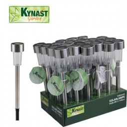 Solarlampe Edelstahl Hx36 cm