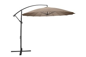 Ampelschirm Asiastyle Ø 2,7 m, taupe