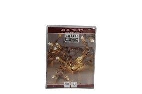 W Lichterkette 10 LED, batteriebetrieben im Try-me Display