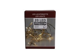 W Lichterkette 20 LED, batteriebetrieben im Try-me Display