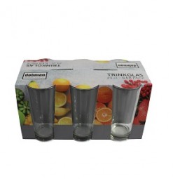Glas - Trinkgläser 6er Pack 230 ml