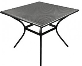 Streckmetall Tisch 90 x 90 cm
