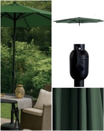 Sonnenschirm mit Kurbel Ø 4 m, grün