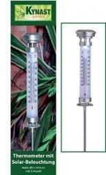 Solar Thermometer mit Erdspieß
