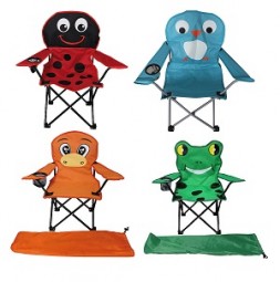 Anglerstuhl für Kinder mit Getränkehalter, 4 versch. Design