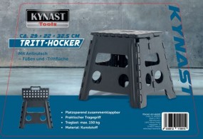 Tritt-Hocker ca. H x 32,5 cm, grau