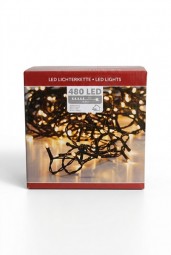 W Lichterkette 480 LED innen/außen, strombetrieben