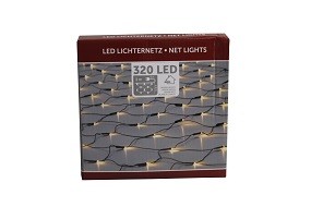 W Lichterkette - Lichternetz 320 LED strombetrieben