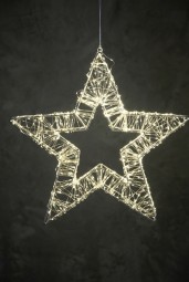W Stern mit 860 LED, H x 50 cm