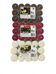 Duftteelichter 30er Pack, 3 versch. Düfte