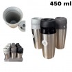 Thermobecher Edelstahl 450 ml in 3 Farben