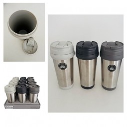 Thermobecher 450 ml in 3 Farben