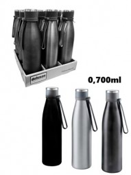 Thermoflasche Edelstahl 700 ml in 3 Farben