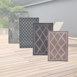Outdoor Teppich 90x150 cm, 4 versch. Designs im Display