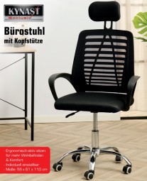 Bürostuhl mit Kopfstütze