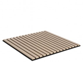 Akustikpaneele 60,5 x 60 x 1,8 cm - Beige
