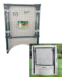 Gartentor aus Metall 100x100 cm, dunkelgrün (nur auf Containerbasis)