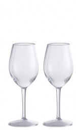 Weingläser 2er Pack aus Kunststoff, 330 ml