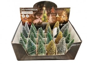 W Deko Tannenbaum 10 LED H x 12,5 cm, im Display