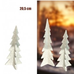 W Deko Tannenbaum aus Steingut H x 20,5 cm