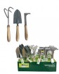 Gartengeräte 3 versch. im Display