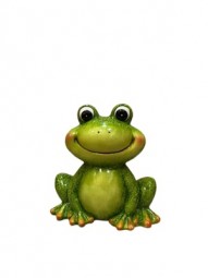 G Deko Frosch ca. H x 18 cm, glasiert