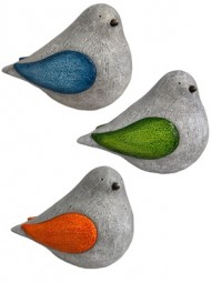 G Deko Vogel Jesper H x 25 cm in 3 Farben, glasiert