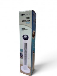 Ventilator- Turmventilatot H x 81 cm COOLserie, Weiß