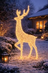 W Deko Rentier Hx220 cm, 2000 LED