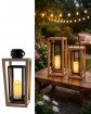 Laterne inkl. LED Kerze Hx48,5 cm, mit Timer