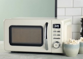 Mikrowelle Vintage 700 Watt, beige