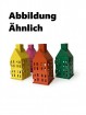 Dekohaus aus Metall H x 21 cm, in 4 Farben