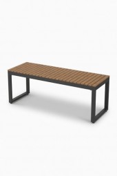 Gartenbank L x 115 cm, teaklook