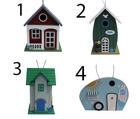 Vogelhaus 4 versch. Modelle