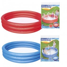 SO Pool 3 Ring Ø 152 x 30 cm in rot & blau BESTWAY®